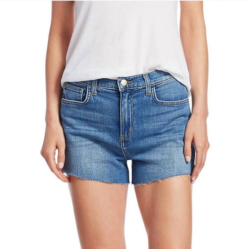 L'AGENCE Ryland High Rise Side Zip Shorts In Sydney Size 27
